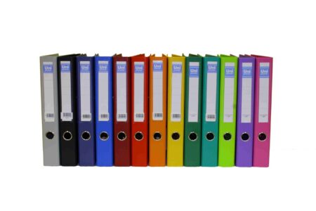 LEVER ARCH FILE PLASTIC FCP 4.5CMX35CM PURPLE