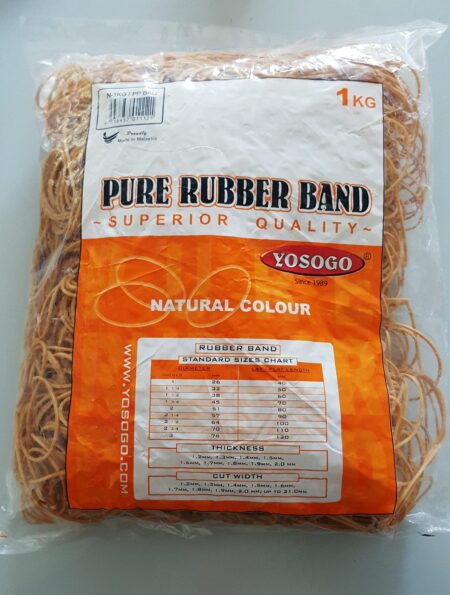 RUBBER BANDS 1KG KAOUTSOUK 60MMX1.45MM