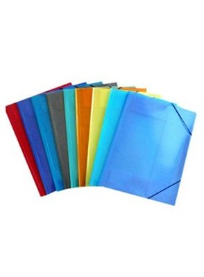 ELASTIC  FILES  PLASTIC A4 YELLOW