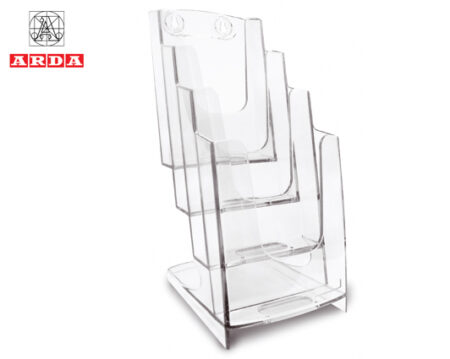 ARDA ACRYLIC DISPLAY STAND 1/3 A4 4 LAYERS