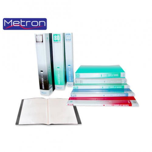metron-a4-clear-book-20-pockets