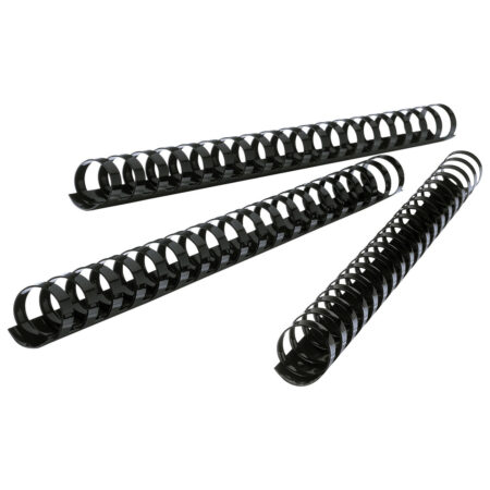 OPUS BINDING COMB 20MM 160SHEETS BLACK 100PCS