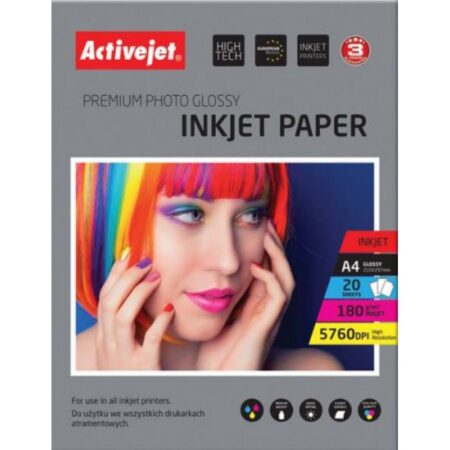 ACJ PHOTO PAPER A4 180GR GLOSSY 20p  5760