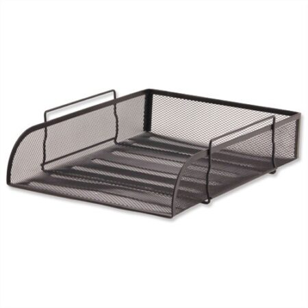 METAL TRAY SINGLE BLACK