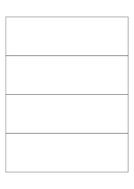 SOREX LABELS A4 192X61 100SH WHITE