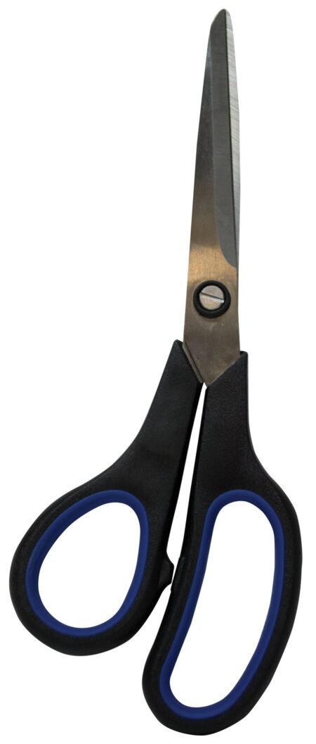 OFFICE SCISSOR METAL GRIP 21CM (12/BOX)