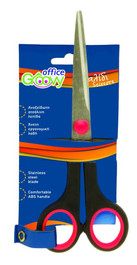 GROOVY SCISSOR 18CM STAINLESS STEEL ABS HANDLE
