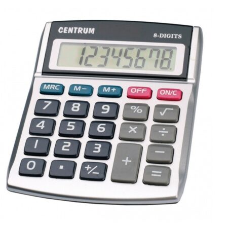 CENTRUM CALCULATOR 8 DIGITS 130X110X18MM