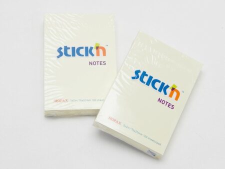 STICK'N NOTES 50X76MM 100SH/PAD YELLOW (12/PACK)