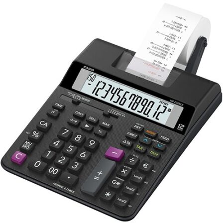 CASIO CALCULATOR 12 DIGIT HR-200RCE 25.90X19.5CM