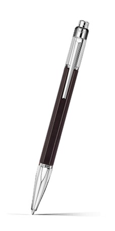cda-varius-ebony-silver-plated-rhodium-coated-ballpoint-pen-4480-086