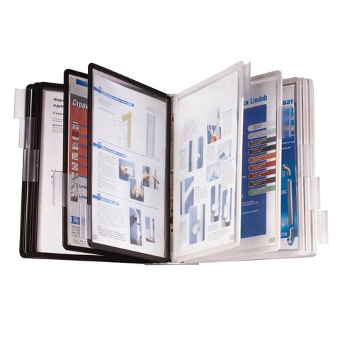 durable-sherpa-a4-wall-bracket-display-panel-system-10-pack