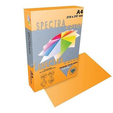PAPER A4  SAFFRON (ORANGE) 160GR (PACK OF 250)