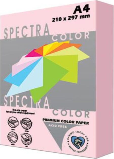 PAPER A4 PINK 160GR (PACK OF 250)