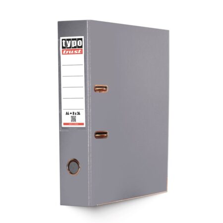 TYPO TRUST PLASTIC FCP L.A.F. 8X34CM GREY (12PCS/BOX)