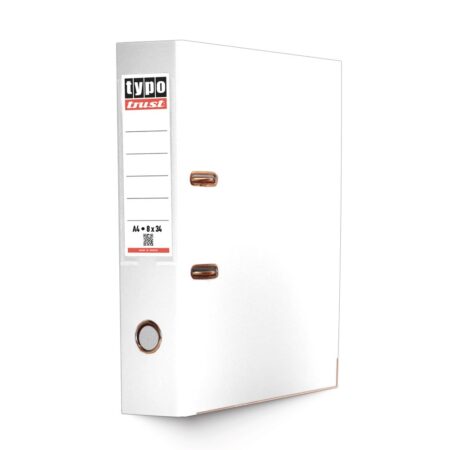 TYPO TRUST PLASTIC FCP L.A.F. 8X34CM WHITE (12PCS/BOX)