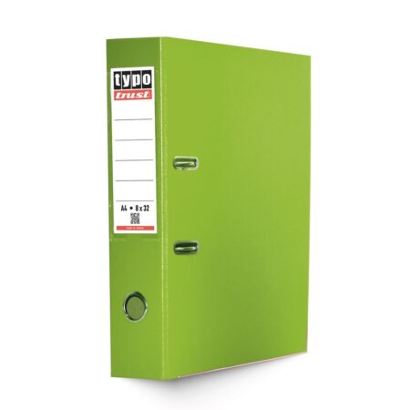 TYPO TRUST PLASTIC A4 L.A.F. 8X32CM LIGHT GREEN (12PCS/BOX)