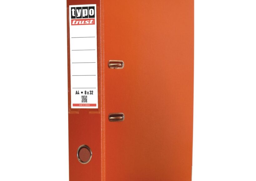 typo-trust-plastic-a4-l-a-f-8x32cm-orange-12pcs-box