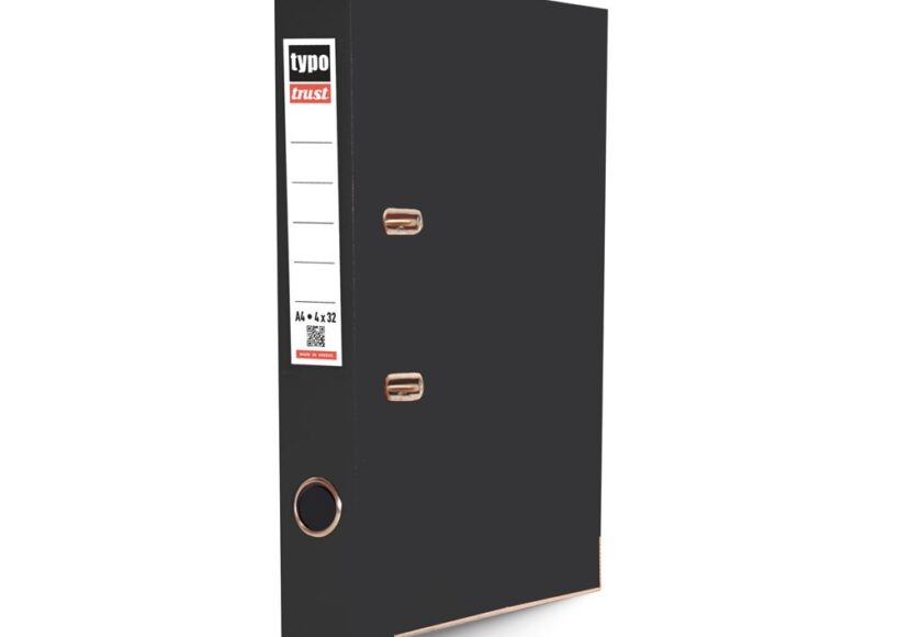 typo-trust-plastic-a4-l-a-f-4x32cm-black-12pcs-box