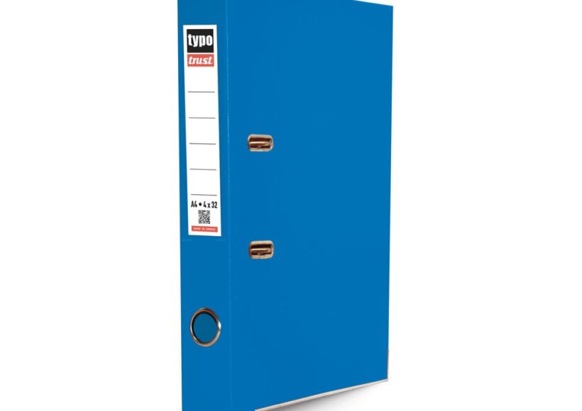 typo-trust-plastic-a4-l-a-f-4x32cm-blue-12pcs-box