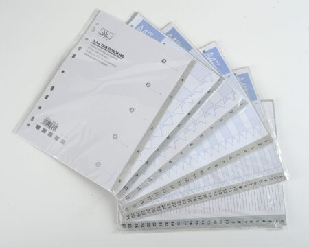 A4 PLAST DIVIDER W NUMBER 1-5