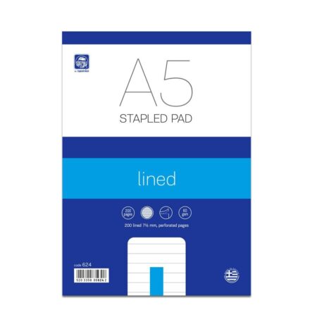 SPECIAL A5 NOTEPAD 200P/100SH 60GR PERFORATED HADBACK