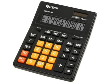 ELEVEN CALCULATOR 12 DIGITS CDB 1201-BK/OR