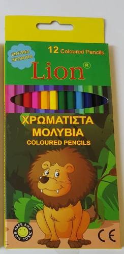 lion-coloured-pencils-x-12