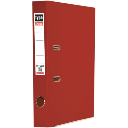 TYPO TRUST PLASTIC FCP L.A.F. 4X34CM RED (12PCS/BOX)