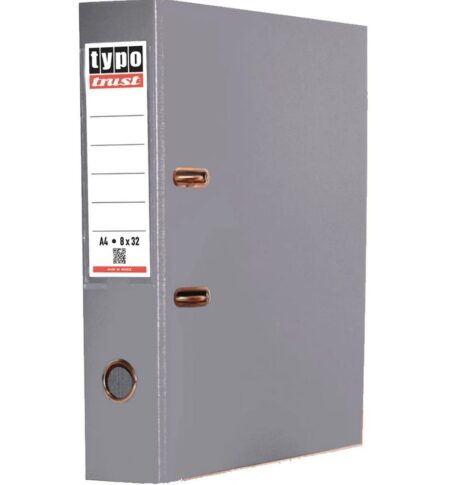 TYPO TRUST PLASTIC FCP L.A.F. 4X34CM GREY (12PCS/BOX)