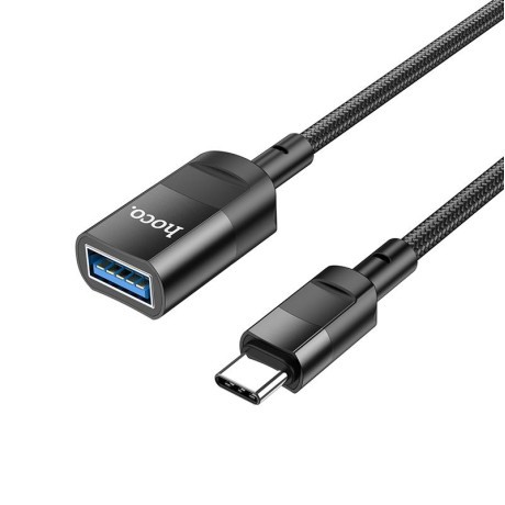 hoco-u107-expand-cable-type-c-in-usb-1-2mm-black