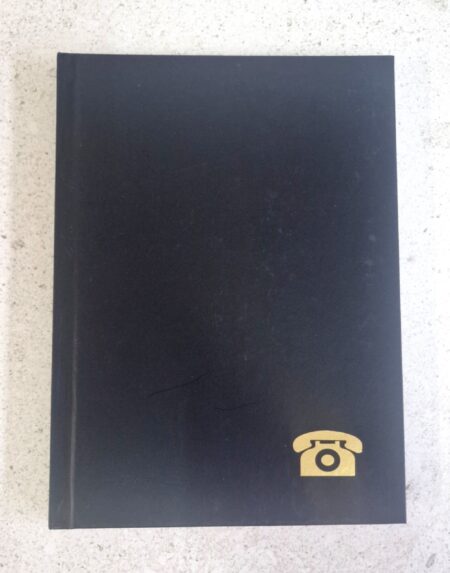 TELEPHONE BOOK A-Z A5+ 16X23CM BLACK