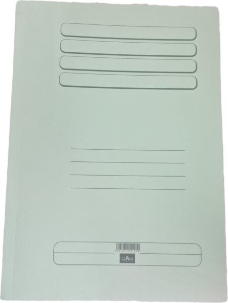 CLASS SQUARE CUT FOLDER GREEN F/C