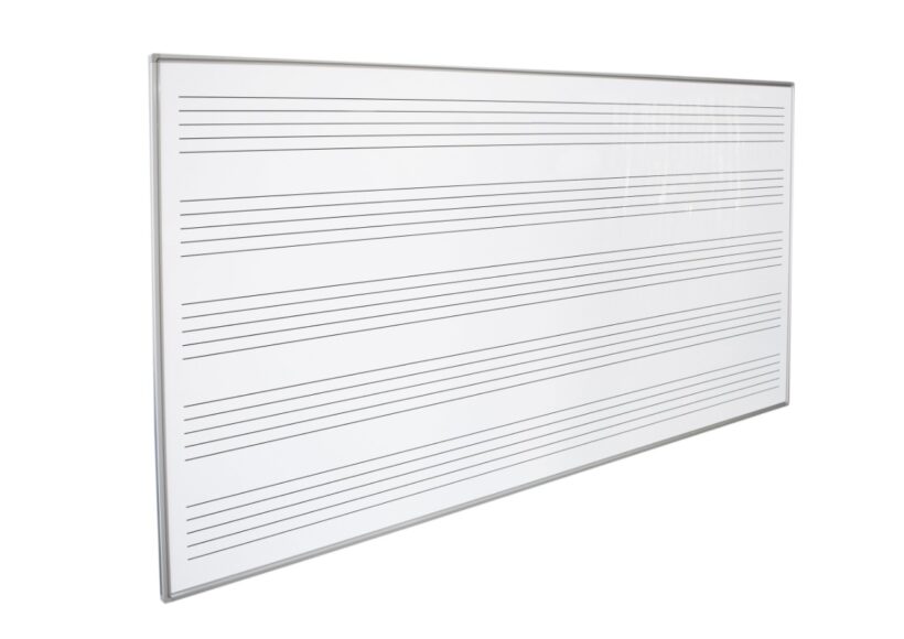 music-white-board-90x180cm-aluminium-frame