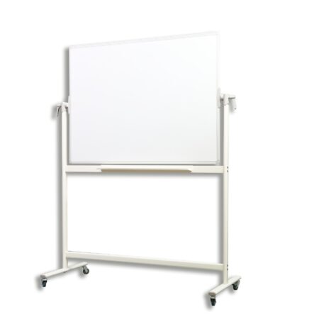 WHITE BOARD 120X200CM DOUBLE SIDED WITH MOBILE STAND