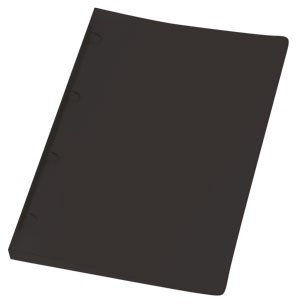 TYPO A4 PP RING BINDER 4-RING 4CM BLACK (10/PACK)