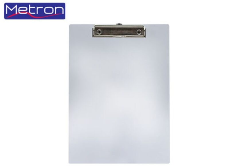 metron-clipboard-a4-clear-plastic