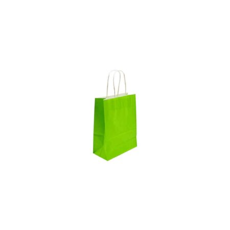 METRON KRAFT BAG LIGHT GREEN 16X21X8CM 110GR (25PCS)
