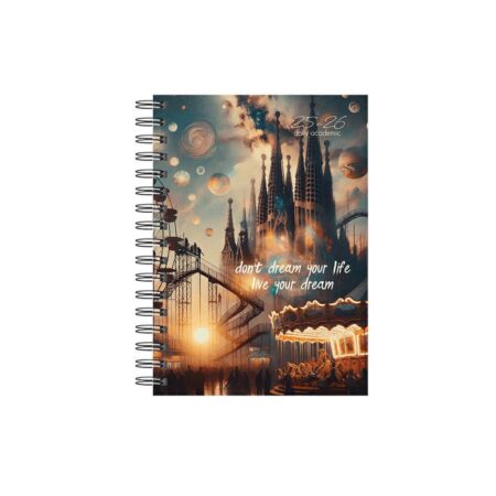 DIARY 2026 DAY BY DAY ACADEMIC 14X21CM LUNA PARK 5