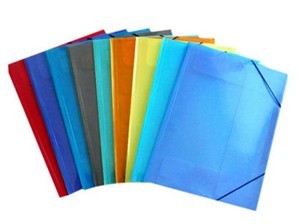 ELASTIC  FILES  PLASTIC A4 BLACK