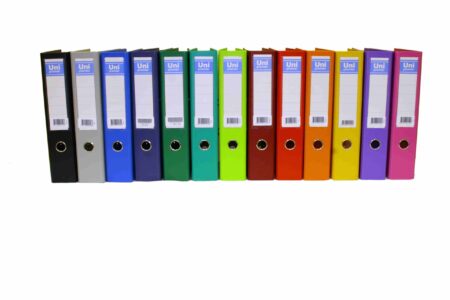 LEVER ARCH FILE PLASTIC FCP 7CMX35CM LIME